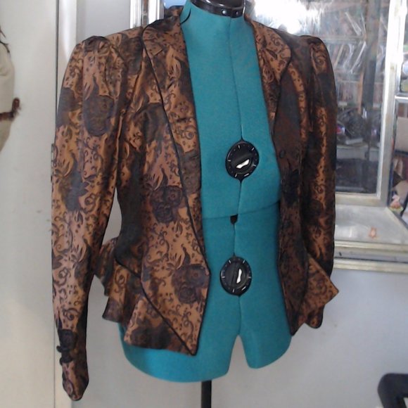 Emanuel Ungaro Parallele Vintage Floral Suit Jacket NWOT - Picture 2 of 7